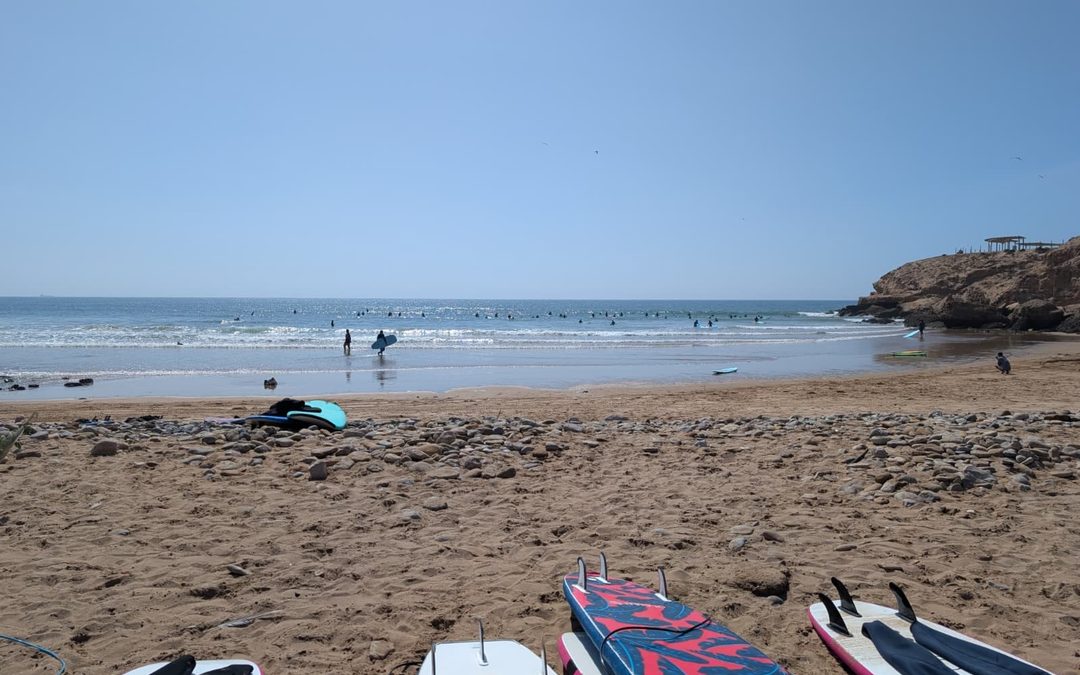 Best beginner surf beaches Near Tamraght: Crocro, Imourane, Banana Beach & More